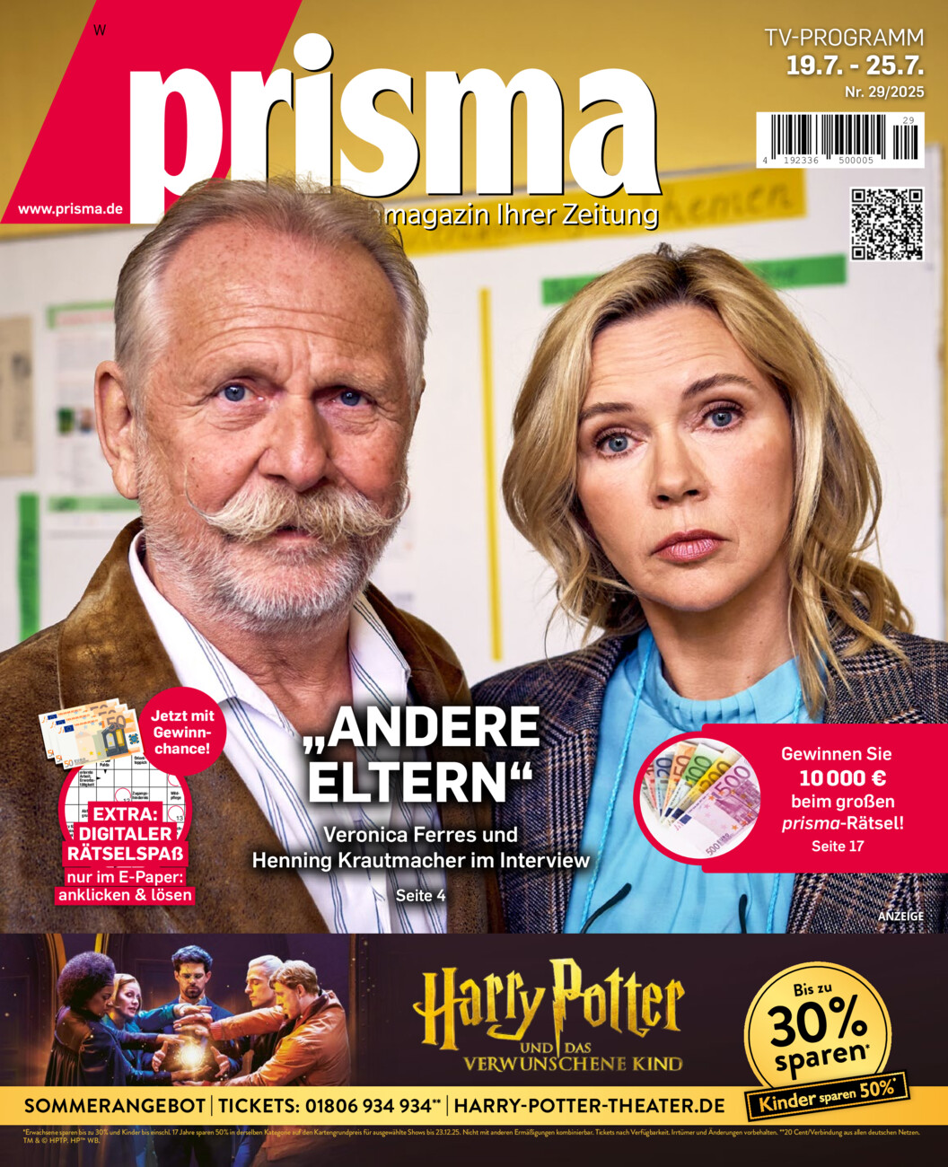 Prisma vom Freitag, 18.07.2025