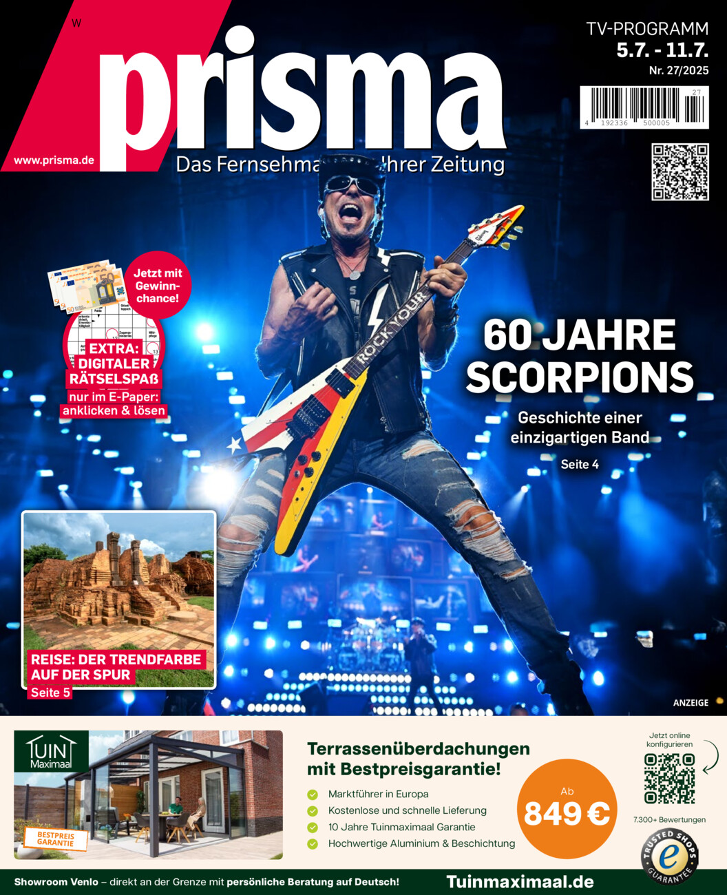 Prisma vom Freitag, 04.07.2025