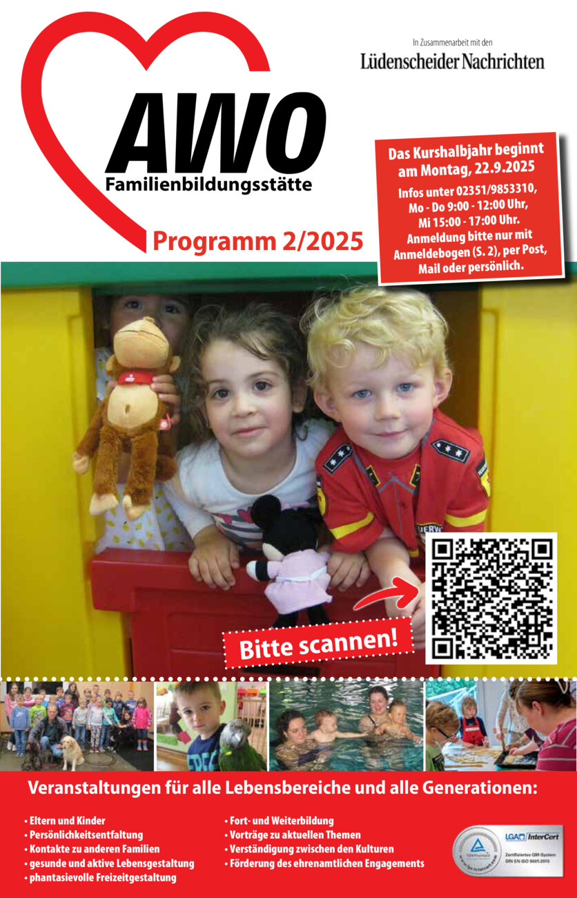 AWO Programm 2/2025 vom Samstag, 13.09.2025