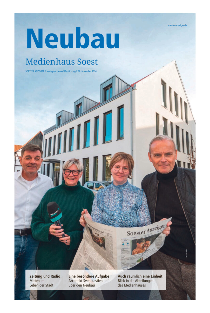 Neubau Medienhaus Soest vom Samstag, 30.11.2024