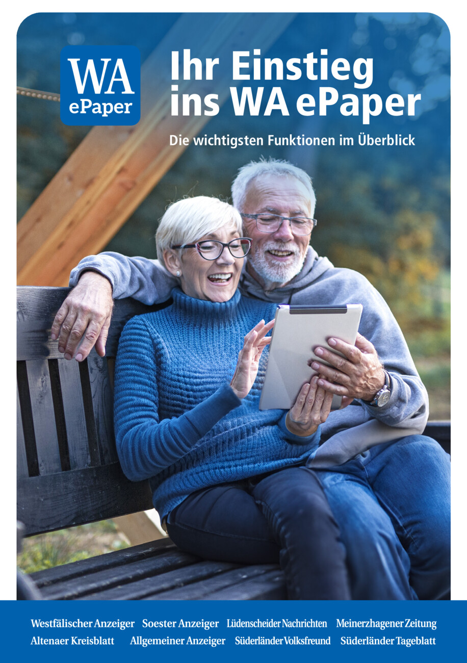 WA-E-Paper Funktionen und Tipps vom Montag, 13.01.2025