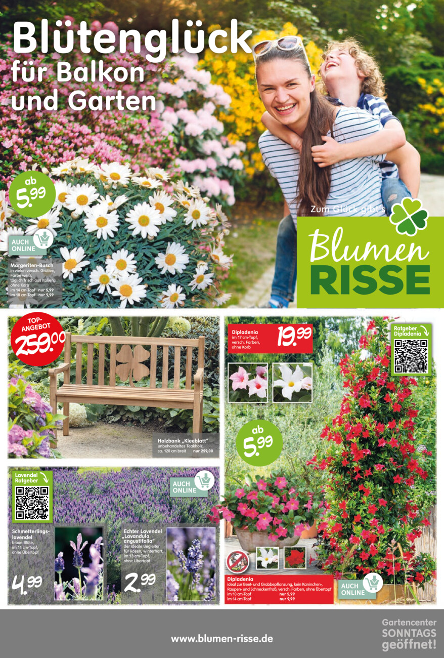 Blumen Risse vom Dienstag, 29.04.2025