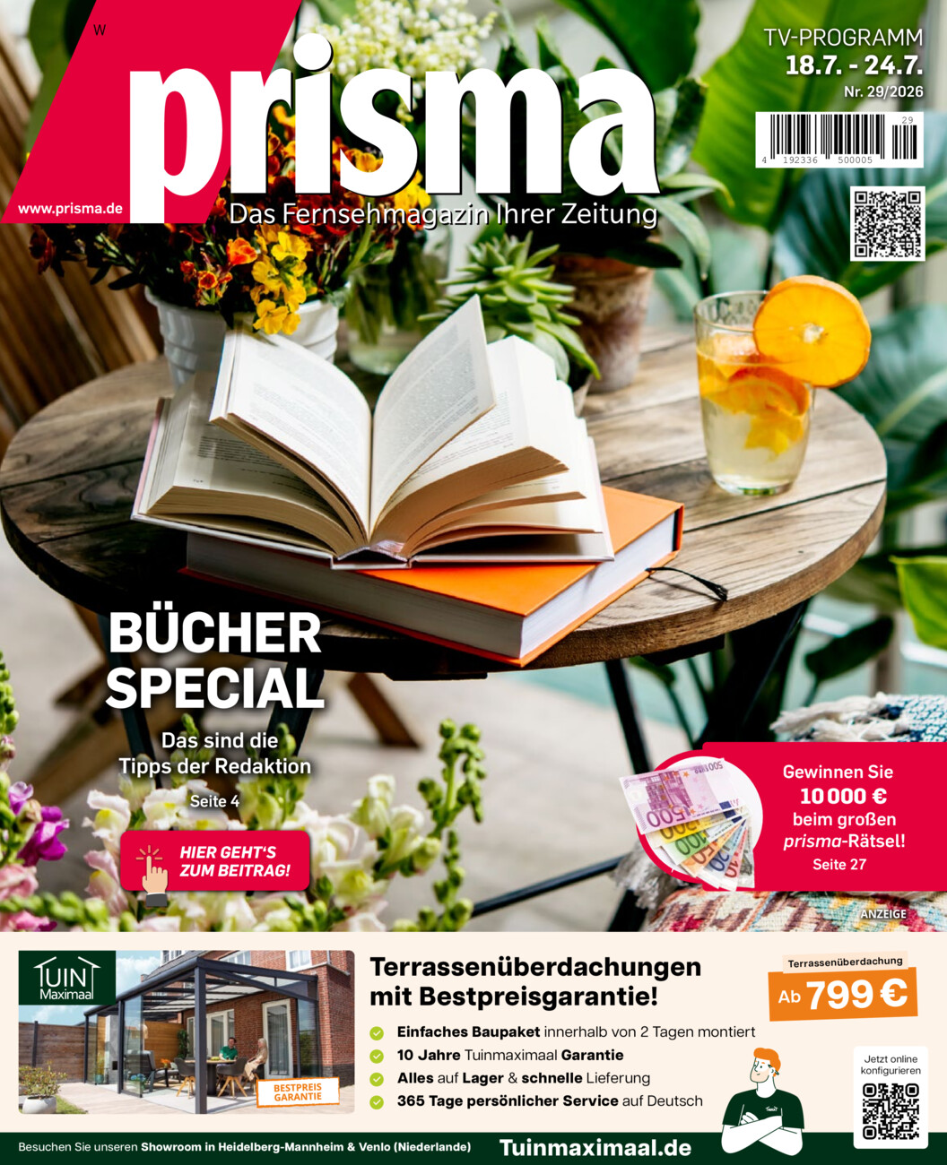 Prisma vom Freitag, 17.07.2026