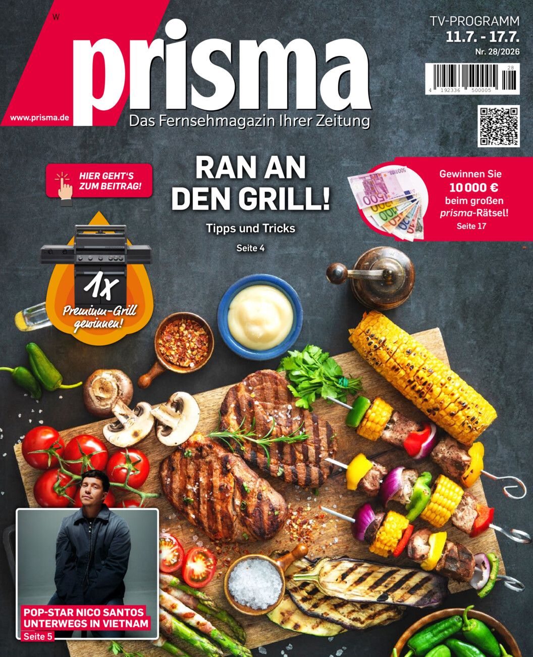 Prisma vom Freitag, 10.07.2026