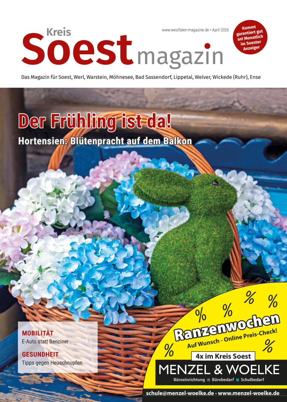 Soest Magazin vom Samstag, 04.04.2026
