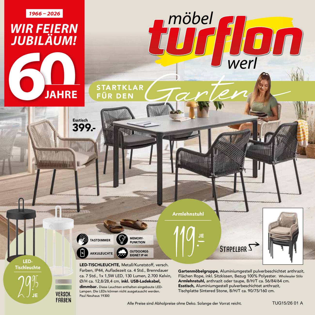 Möbel Turflon vom Donnerstag, 16.04.2026