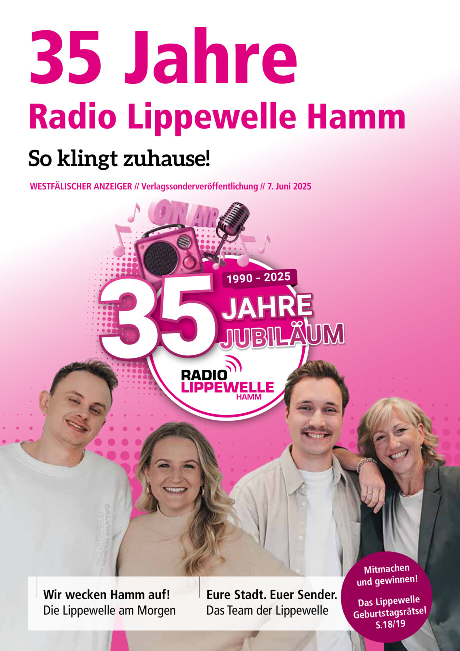 35 Jahre Radio Lippewelle Hamm vom Samstag, 07.06.2025