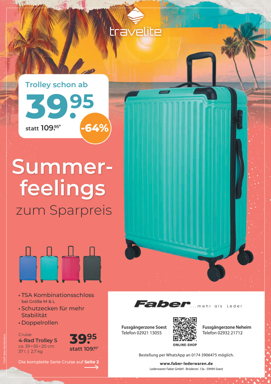 Faber Lederwaren vom Samstag, 05.07.2025