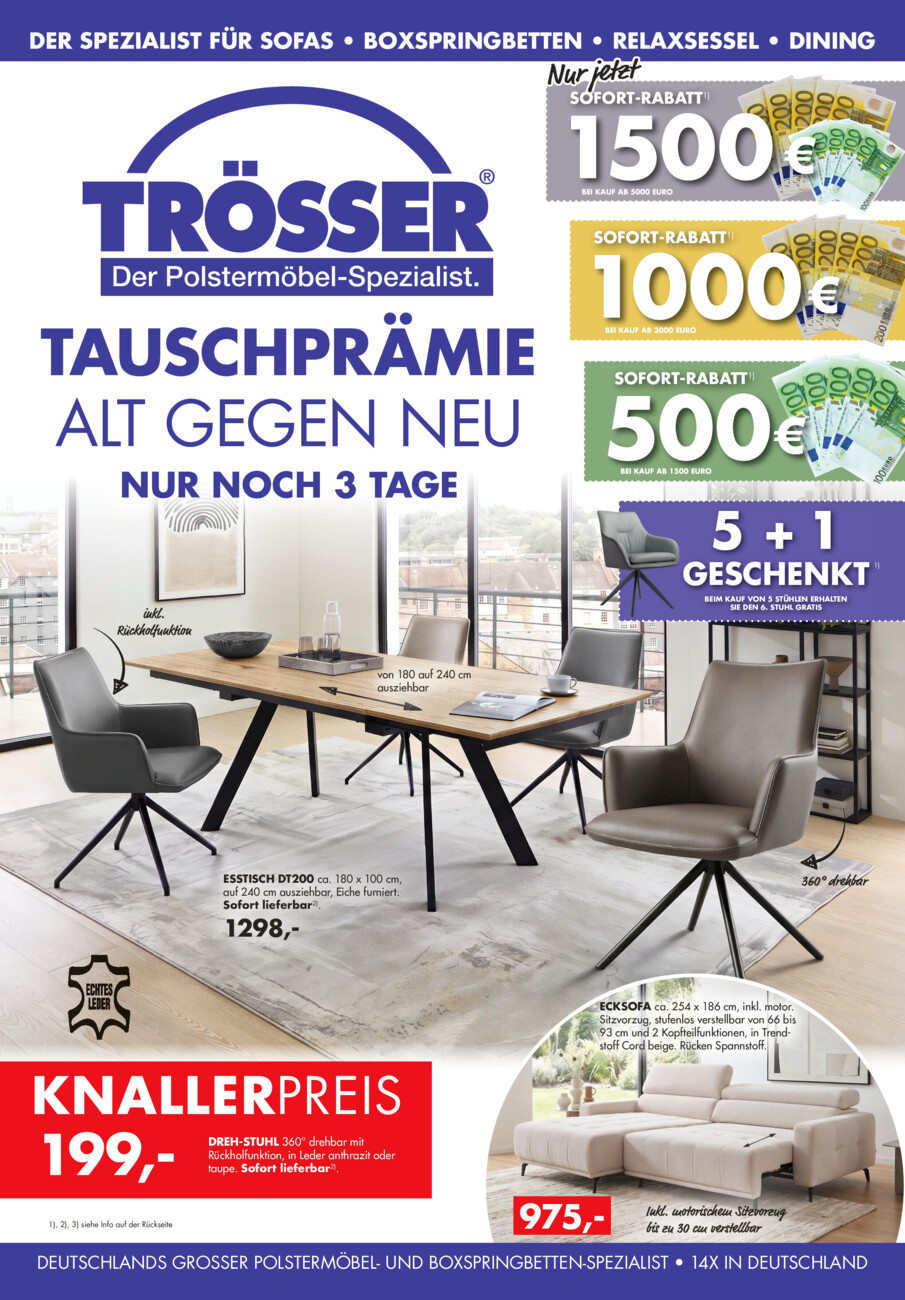 Trösser vom Donnerstag, 15.10.2026