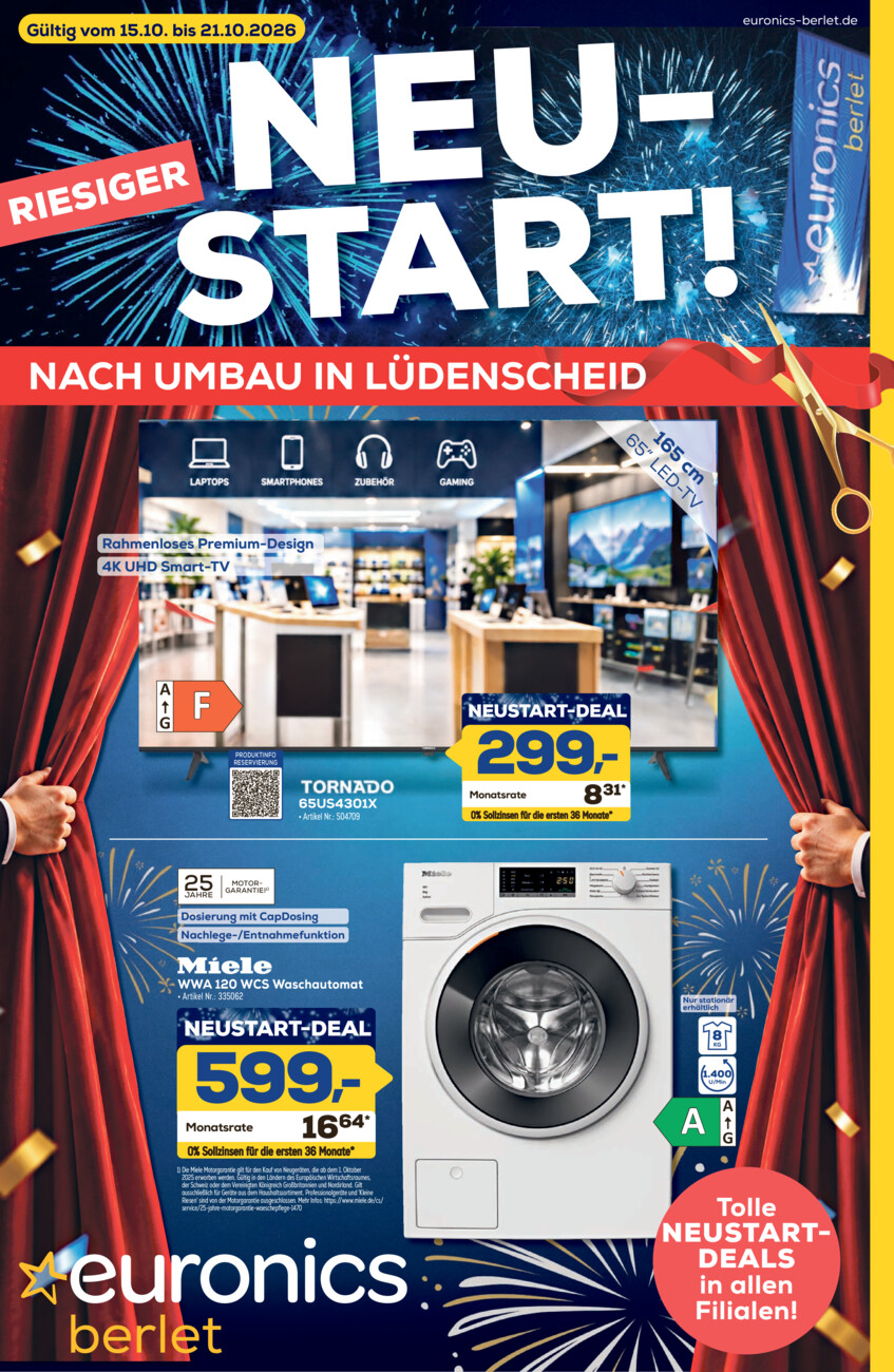 Euronics Berlet vom Donnerstag, 15.10.2026