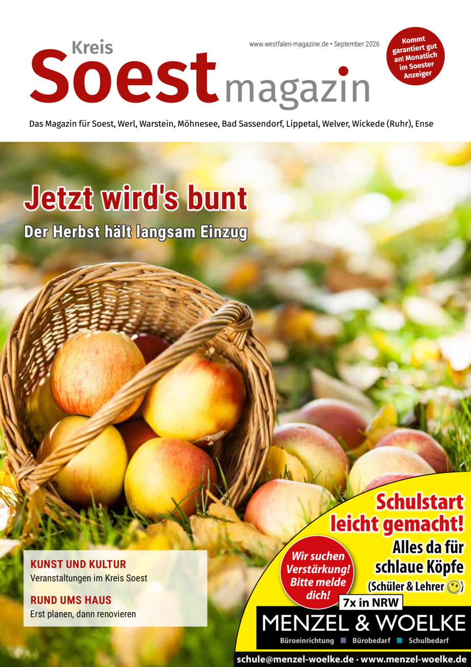 Soest Magazin vom Samstag, 05.09.2026