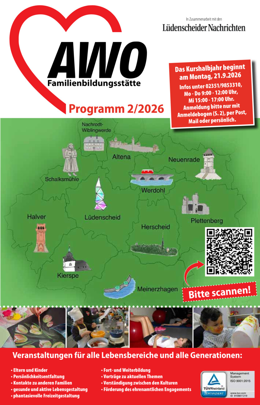 AWO Programm 2/2026 vom Samstag, 05.09.2026