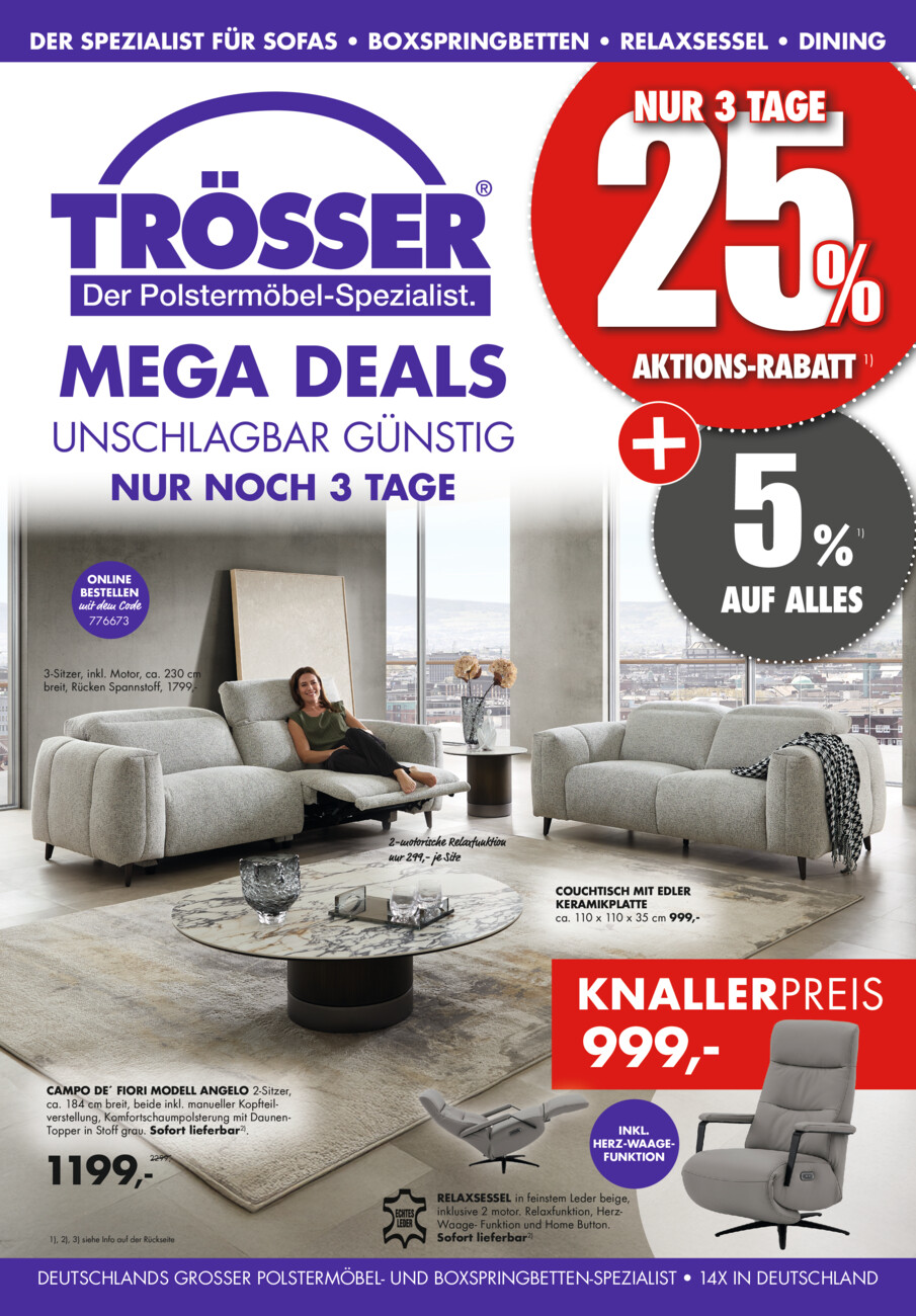 Trösser vom Donnerstag, 03.09.2026