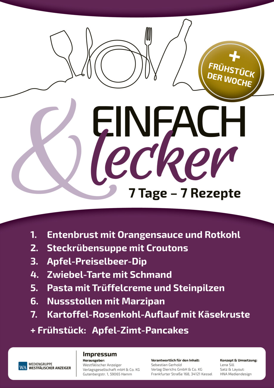 Einfach & lecker vom Montag, 24.11.2025