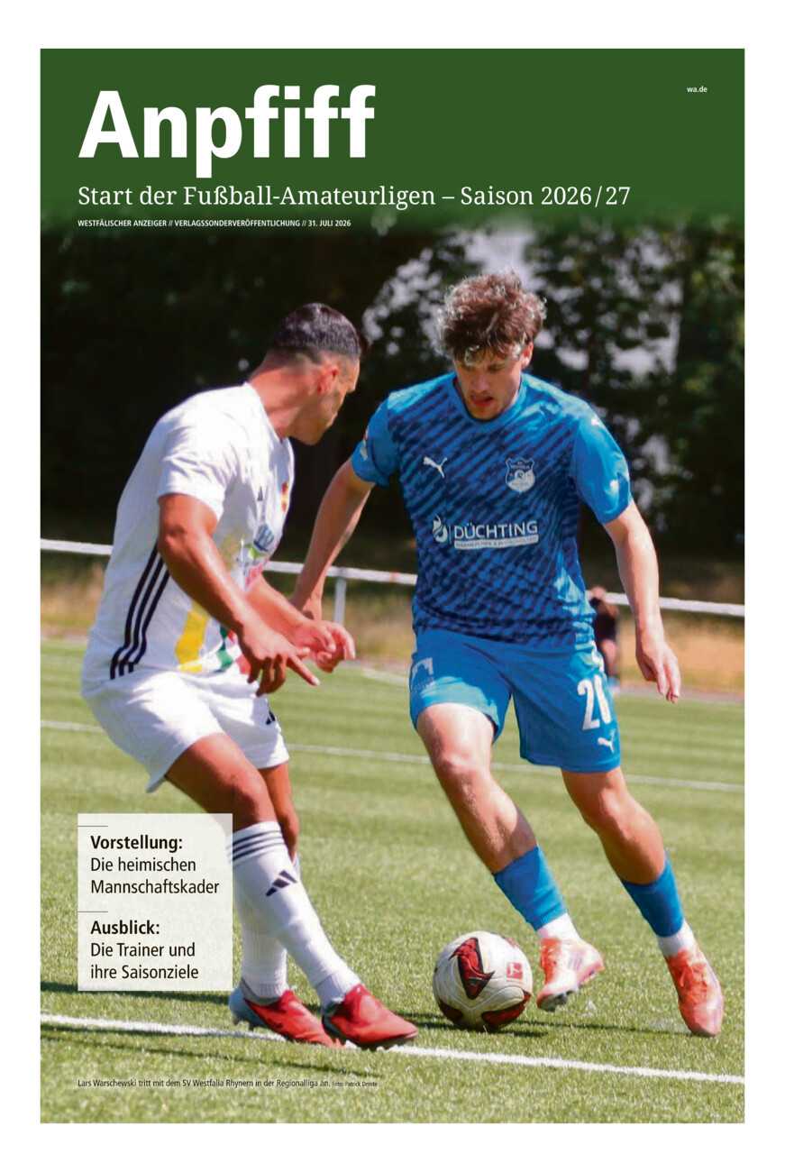 Anpfiff Start in die Fussball Amateurligen 2026 vom Freitag, 31.07.2026