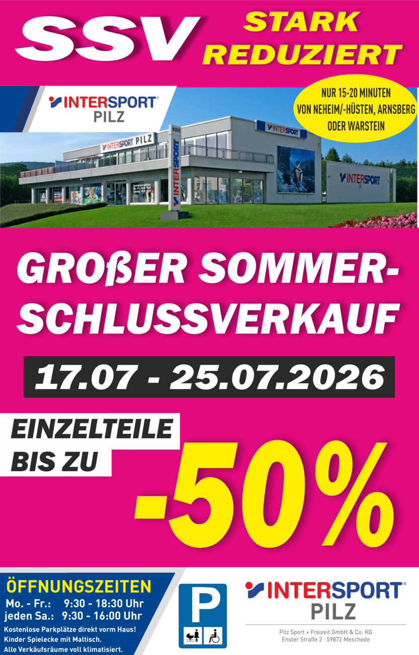 Intersport Pilz - Sport & Freizeit vom Freitag, 17.07.2026